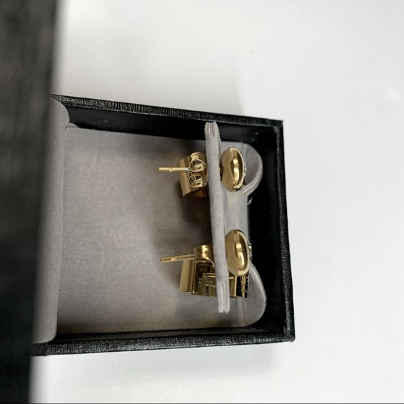 Edforce Stainless Steel Men's Women's Two Pairs Stud/Small Huggie Hoop Earrings - Picture 3 of 6